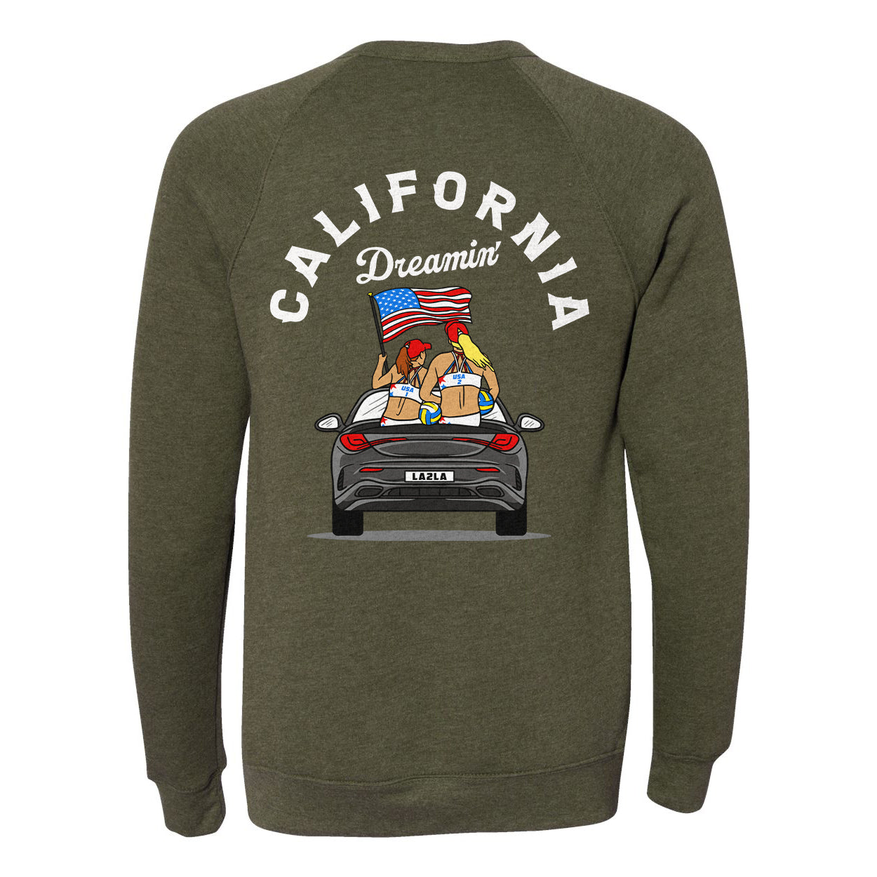 California Dreamin' Fleece Crewneck Sweatshirt