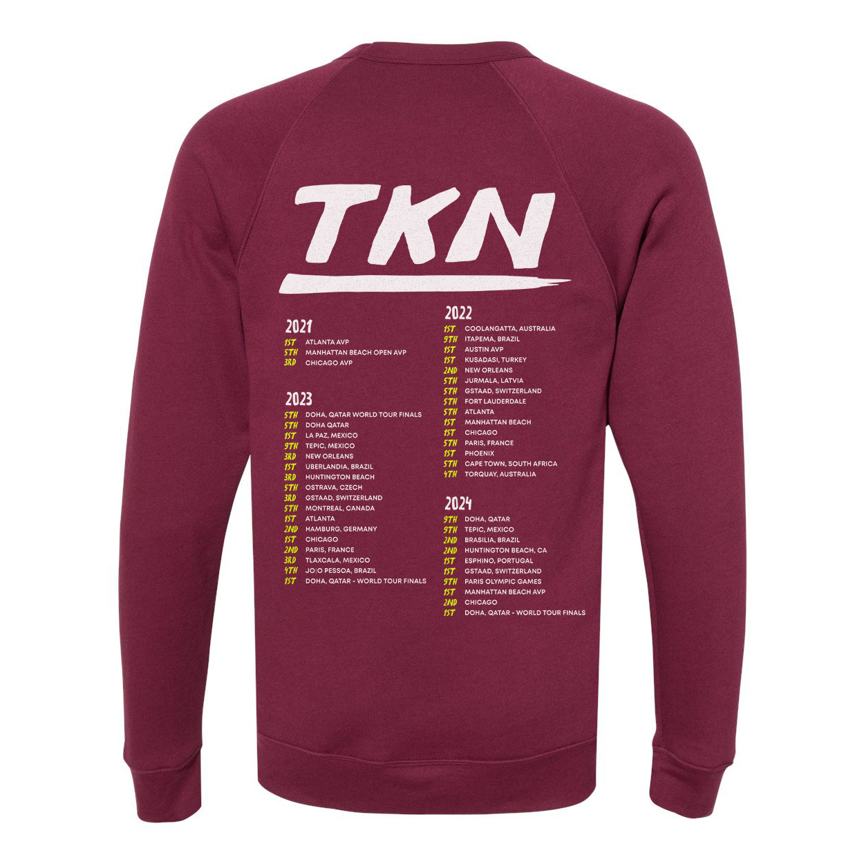 World Tour Fleece Crewneck Sweatshirt