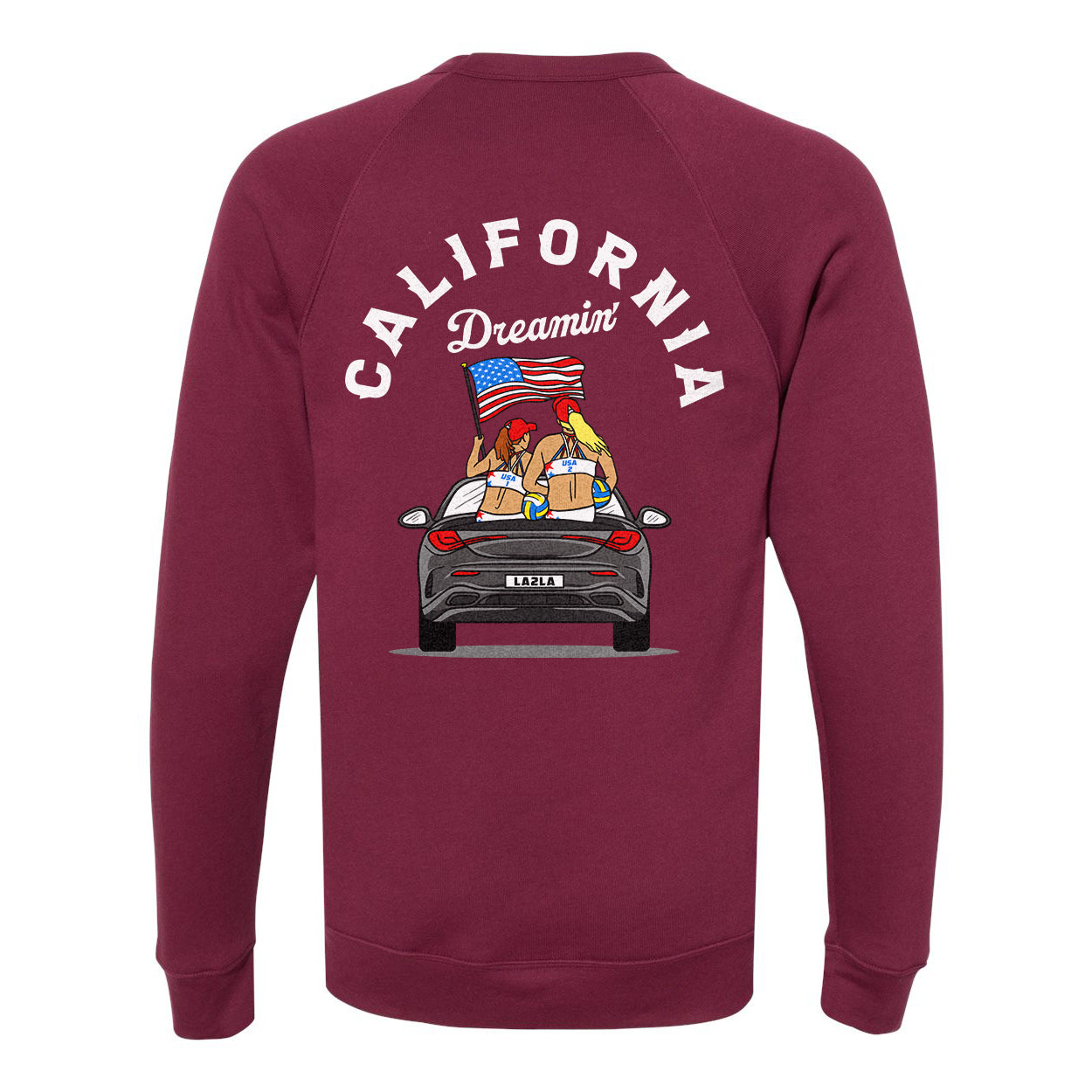 California Dreamin' Fleece Crewneck Sweatshirt