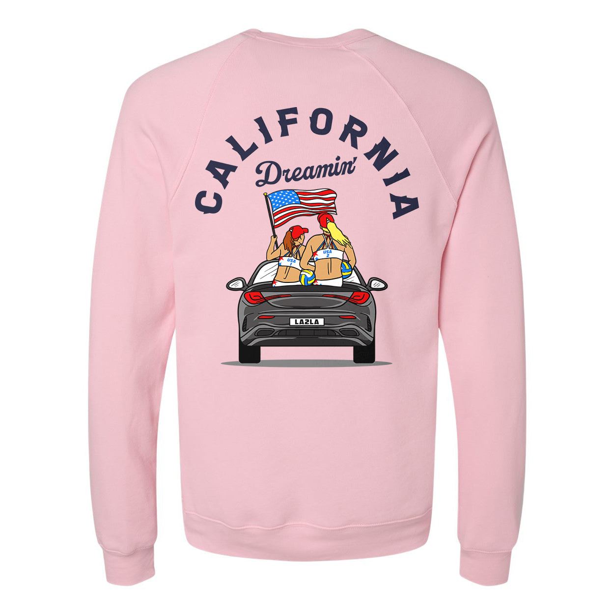 California Dreamin' Fleece Crewneck Sweatshirt