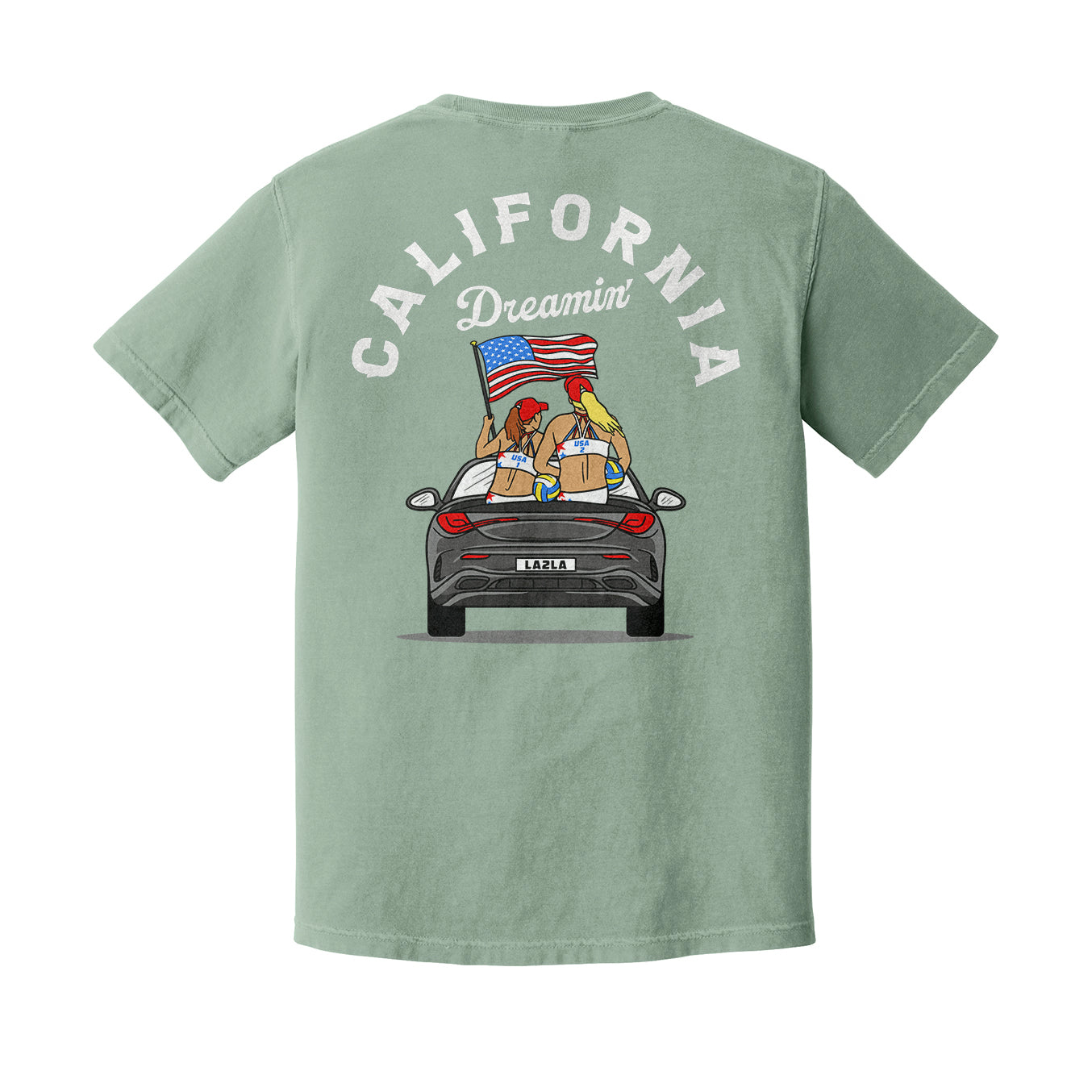 California Dreamin' Comfort Colors Tee