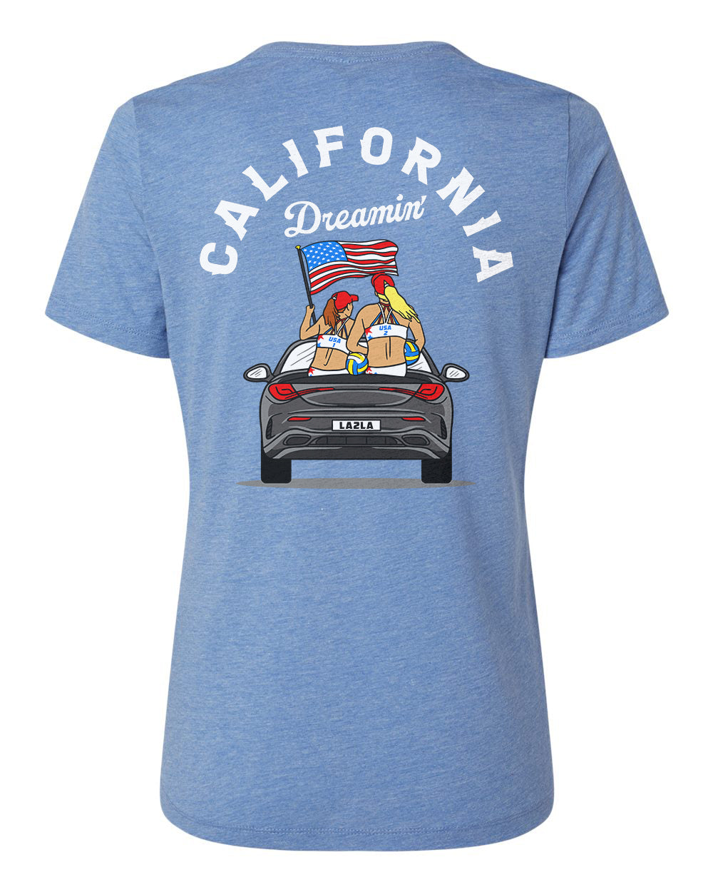 California Dreamin' Ladies' Relaxed Crewneck Tee
