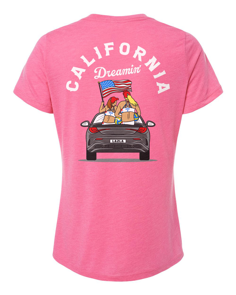 California Dreamin' Ladies' Relaxed Crewneck Tee