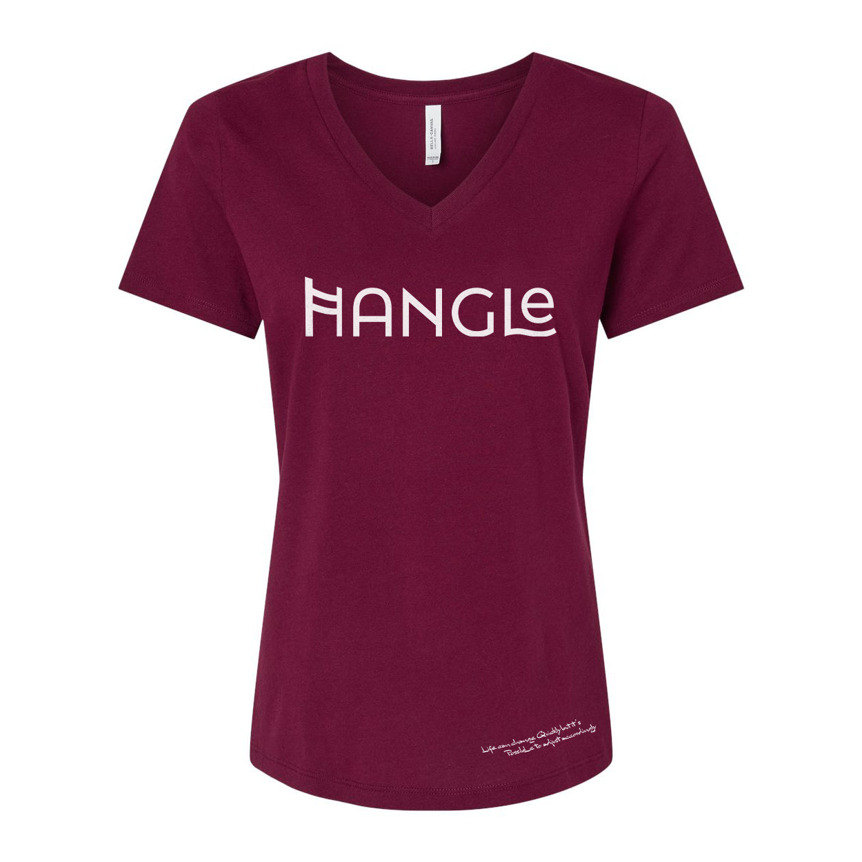 Hangle Ladies Relaxed V-neck Tee
