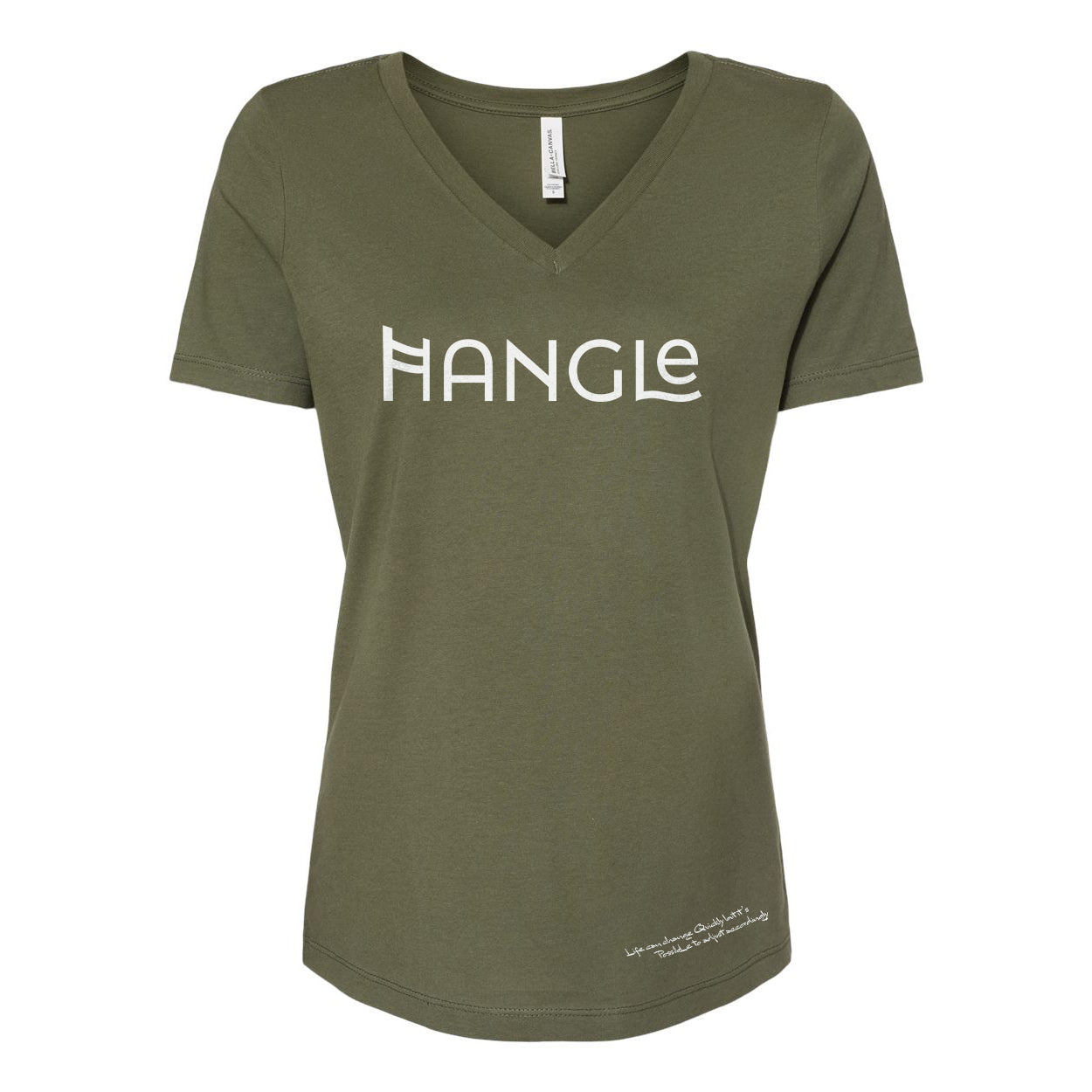 Hangle Ladies Relaxed V-neck Tee