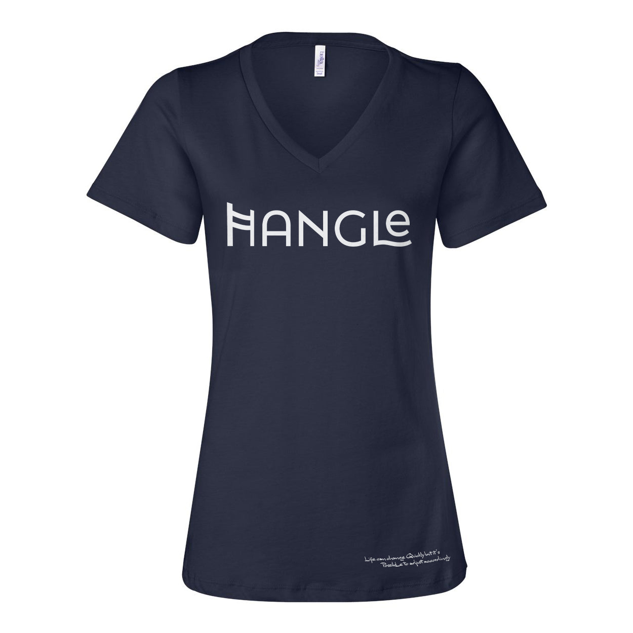 Hangle Ladies Relaxed V-neck Tee