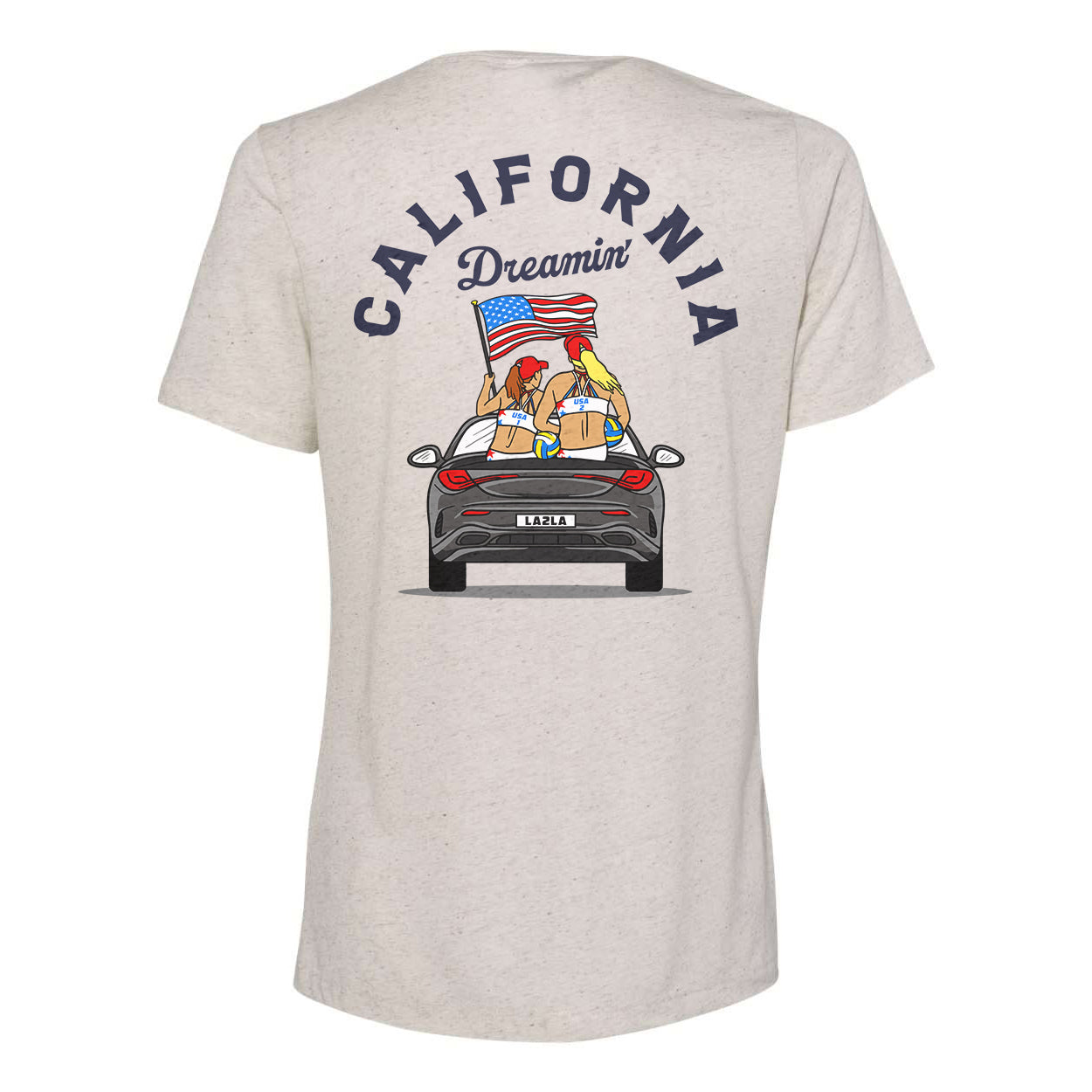 California Dreamin' Ladies' Relaxed Crewneck Tee