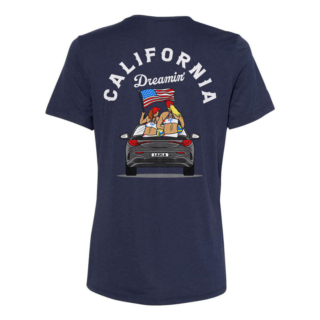 California Dreamin' Ladies' Relaxed Crewneck Tee