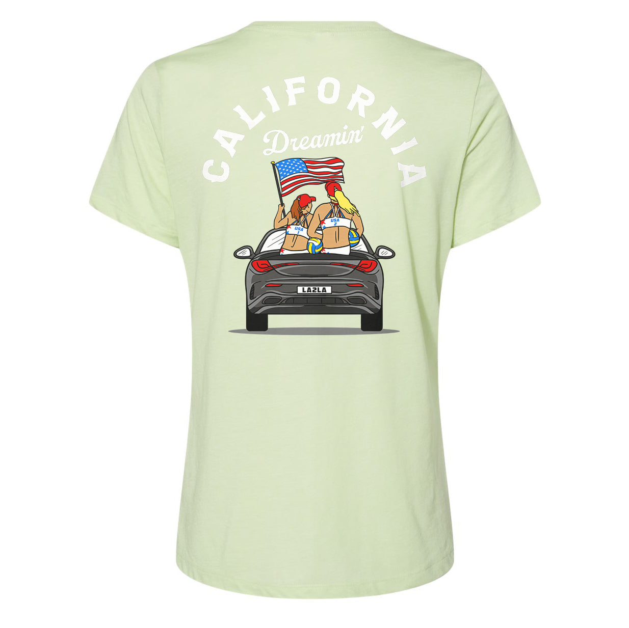 California Dreamin' Ladies' Relaxed Crewneck Tee