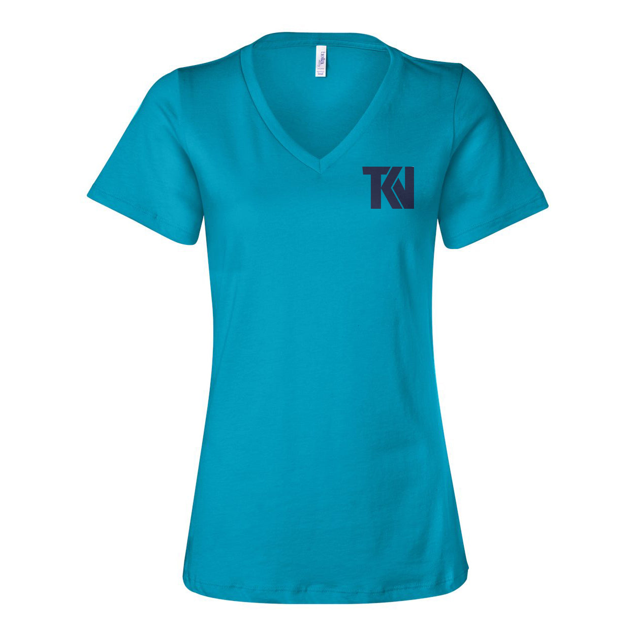 Hangle at the Beach Ladies Relaxed V-neck Tee