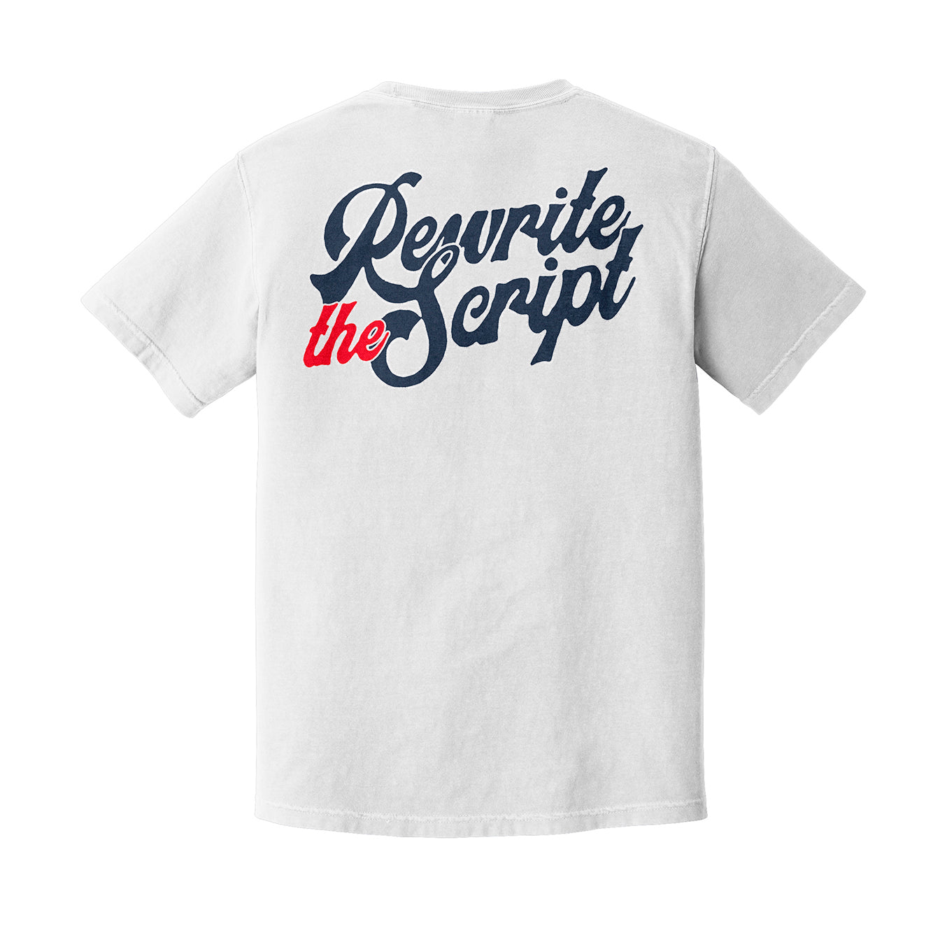 Rewrite the Script Comfort Colors Tee