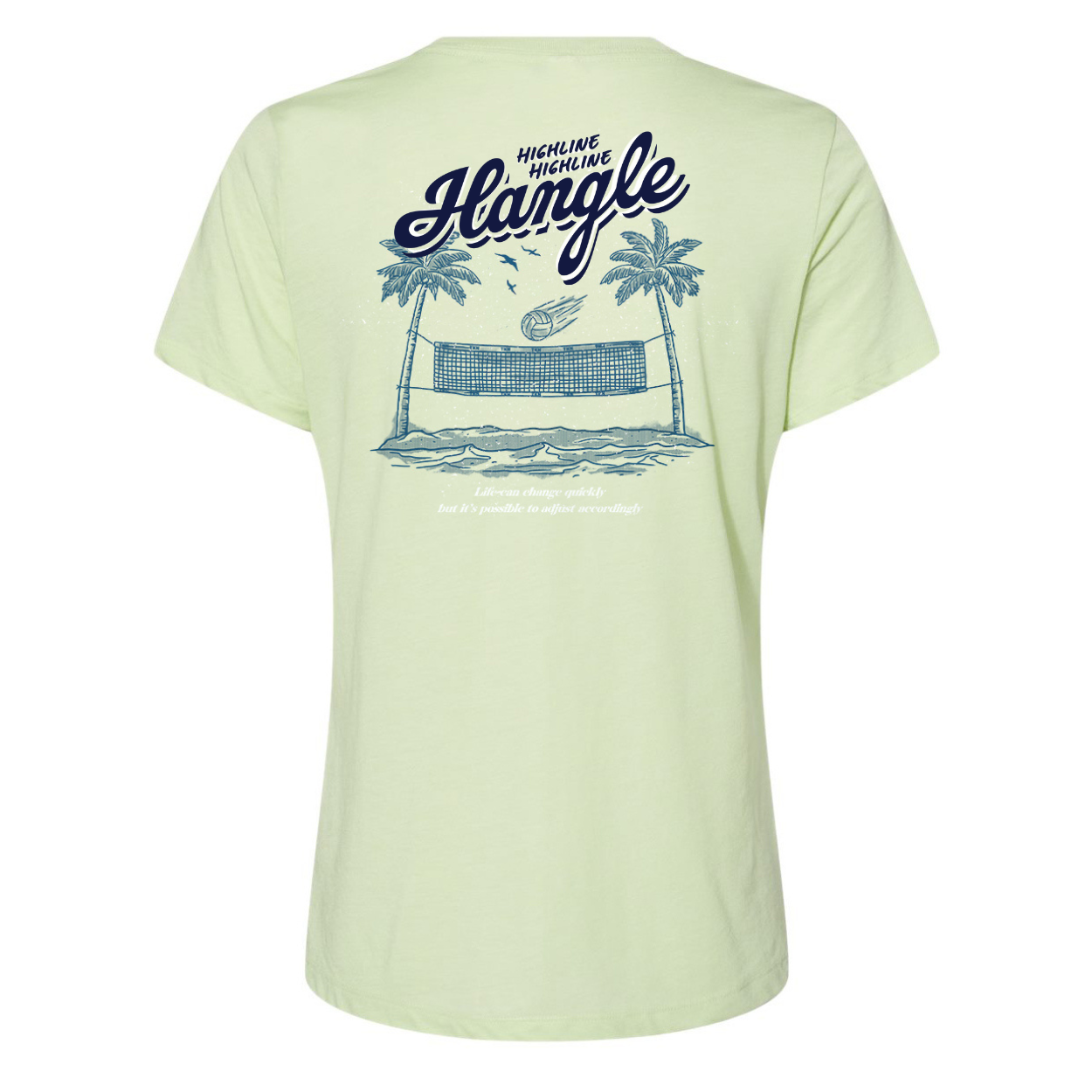 Hangle at the Beach Ladies' Relaxed Crewneck Tee
