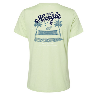 Hangle at the Beach Ladies' Relaxed Crewneck Tee