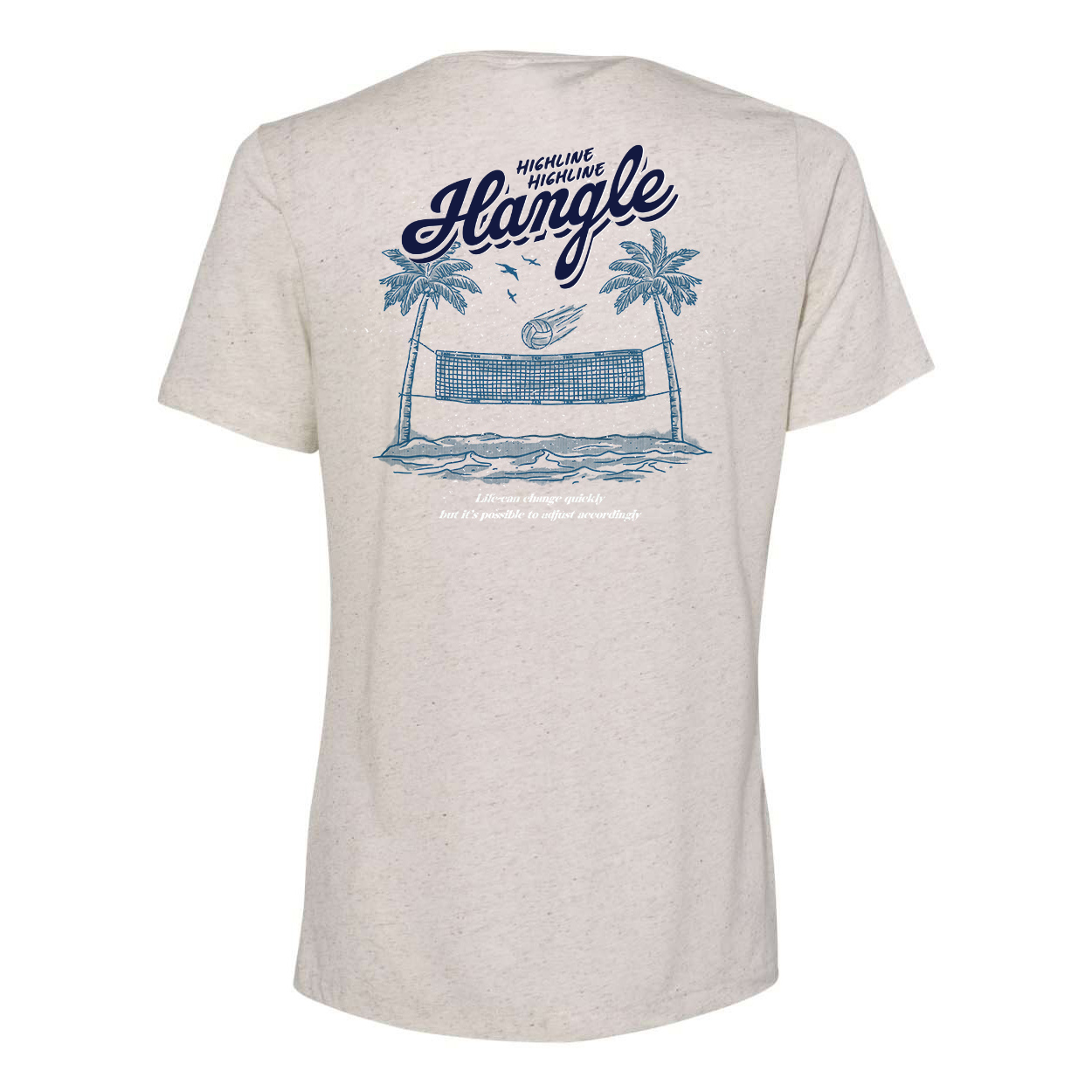 Hangle at the Beach Ladies' Relaxed Crewneck Tee