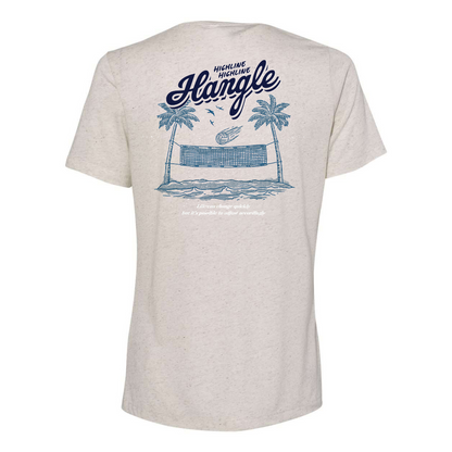 Hangle at the Beach Ladies' Relaxed Crewneck Tee