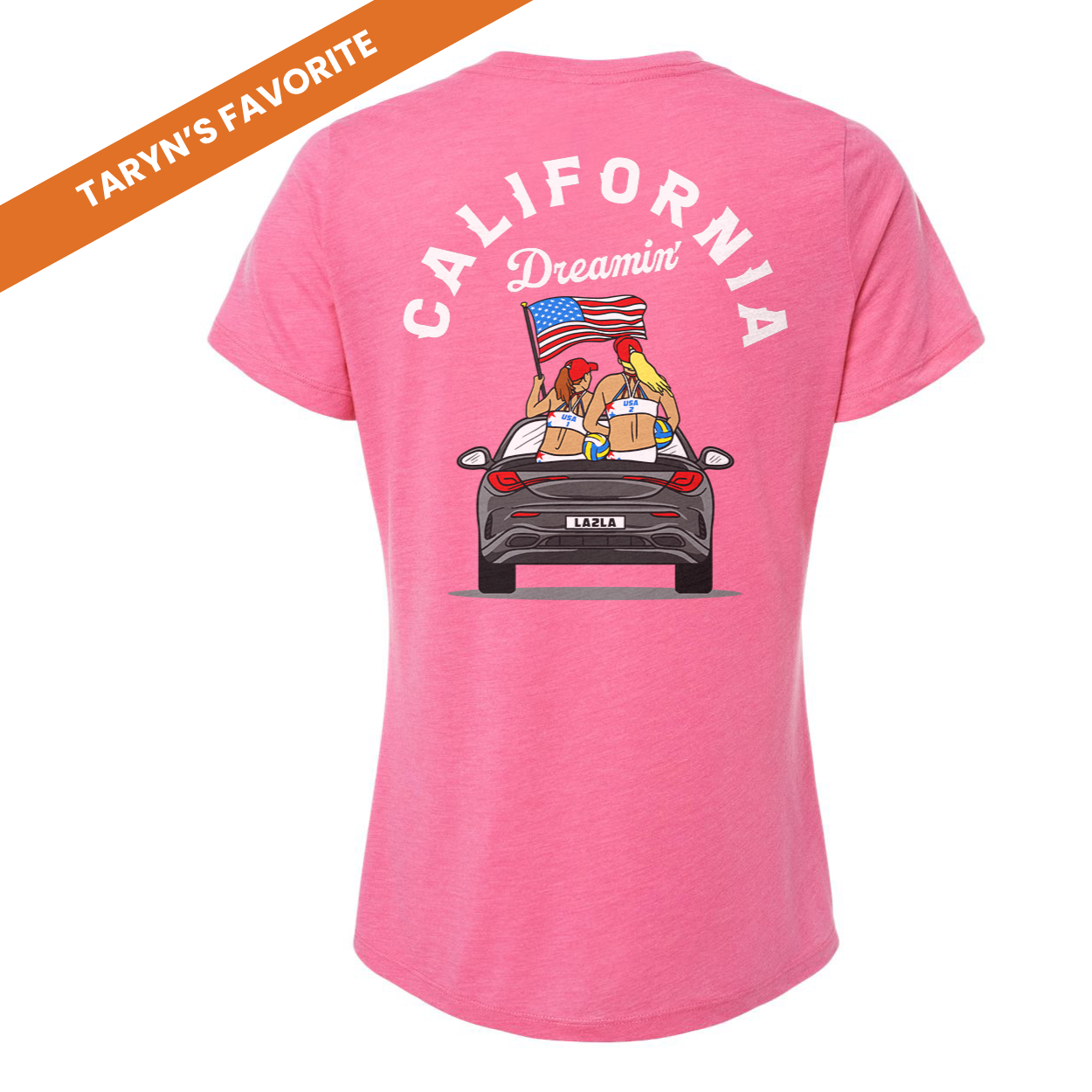 California Dreamin' Ladies' Relaxed Crewneck Tee