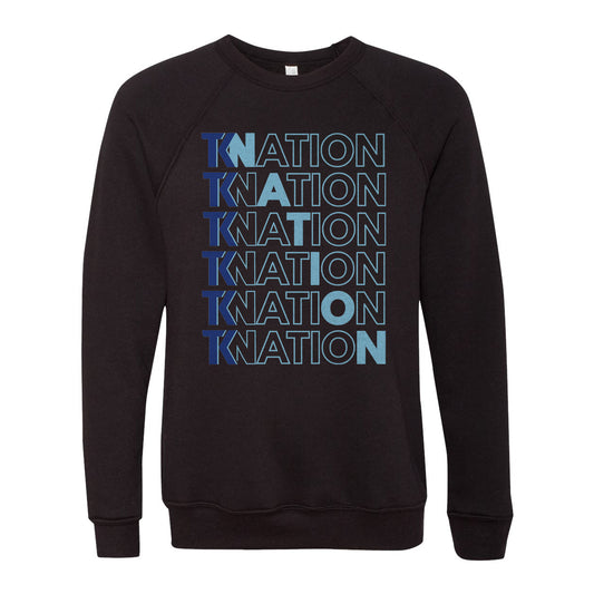 TKN Word Search Fleece Crewneck Sweatshirt