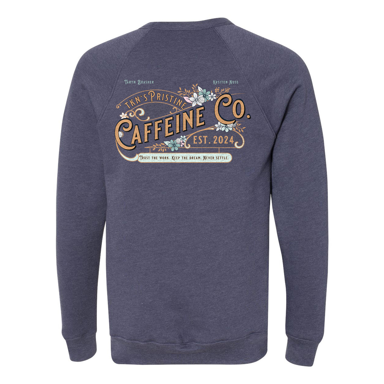 Pristine Caffeine Fleece Crewneck Sweatshirt