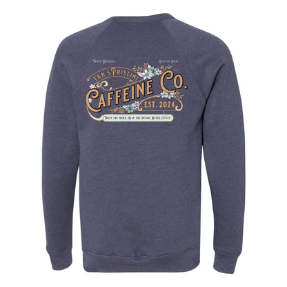Pristine Caffeine Fleece Crewneck Sweatshirt