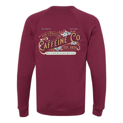 Pristine Caffeine Fleece Crewneck Sweatshirt