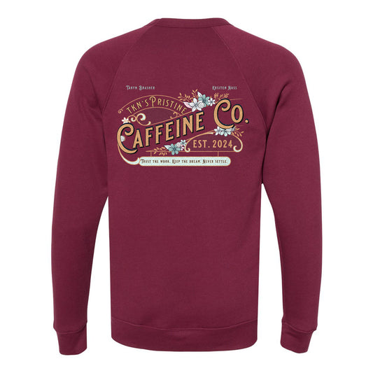 Pristine Caffeine Fleece Crewneck Sweatshirt