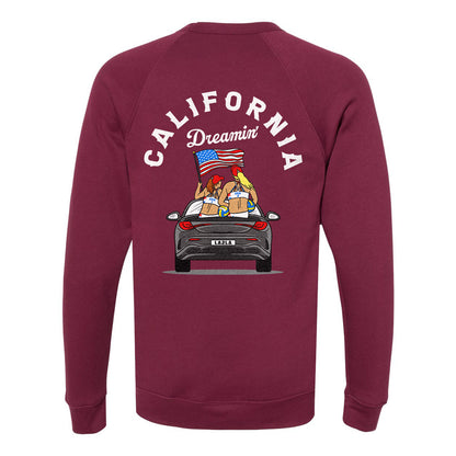 California Dreamin' Fleece Crewneck Sweatshirt