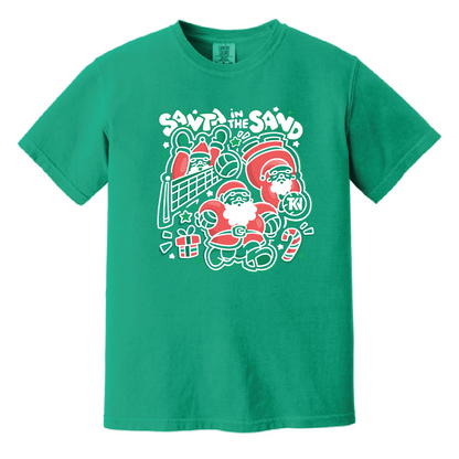 LIMITED EDITION Santa in the Sand Comfort Colors Tee