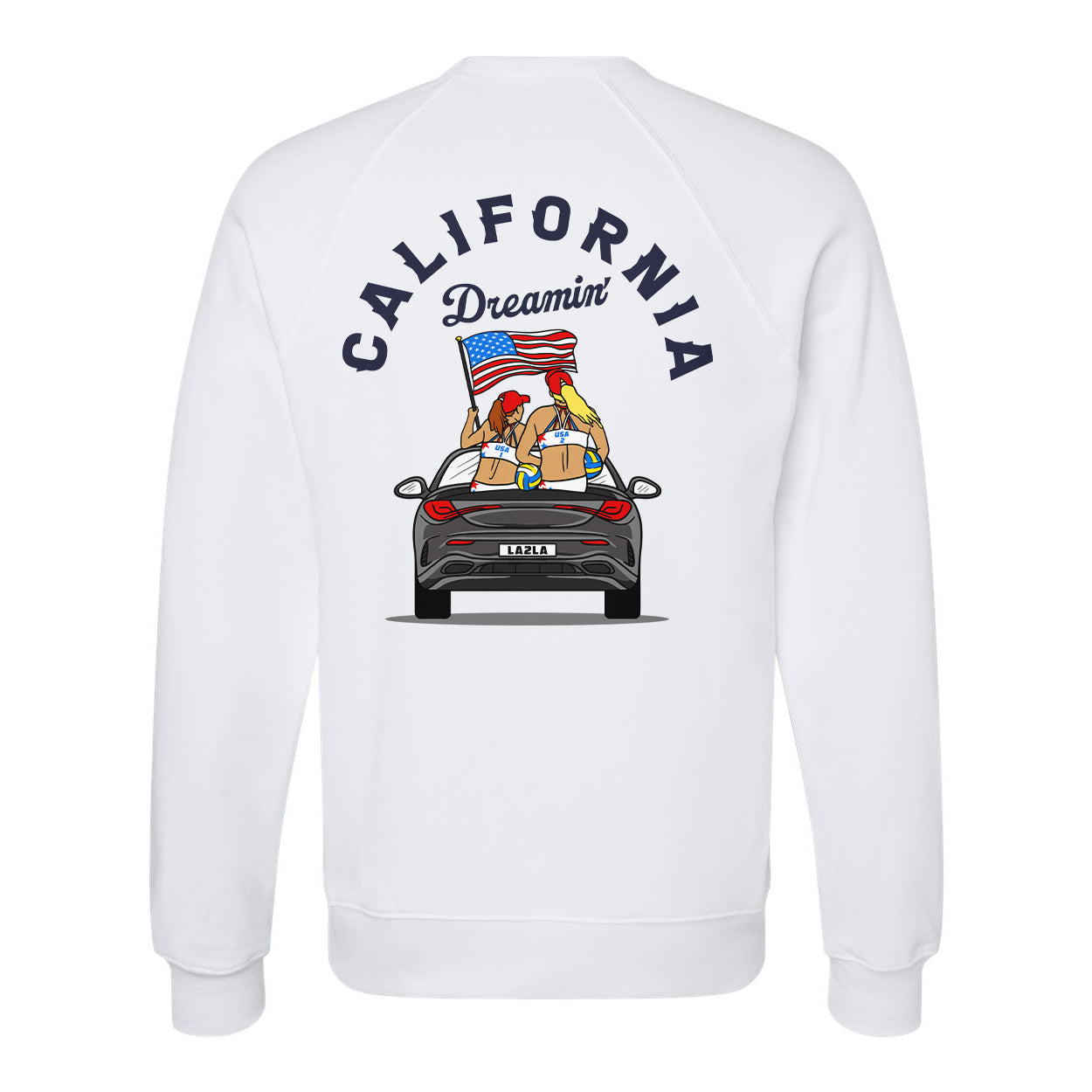 California Dreamin' Fleece Crewneck Sweatshirt