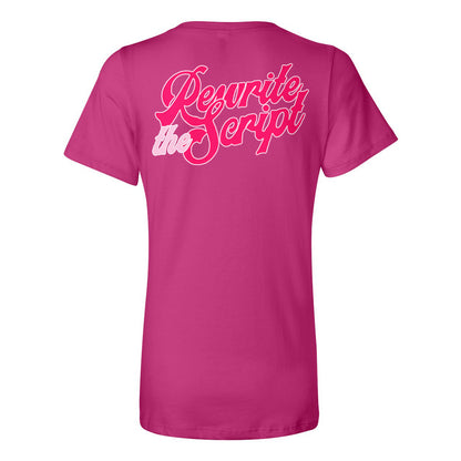 Rewrite the Script Ladies Relaxed V-neck Tee