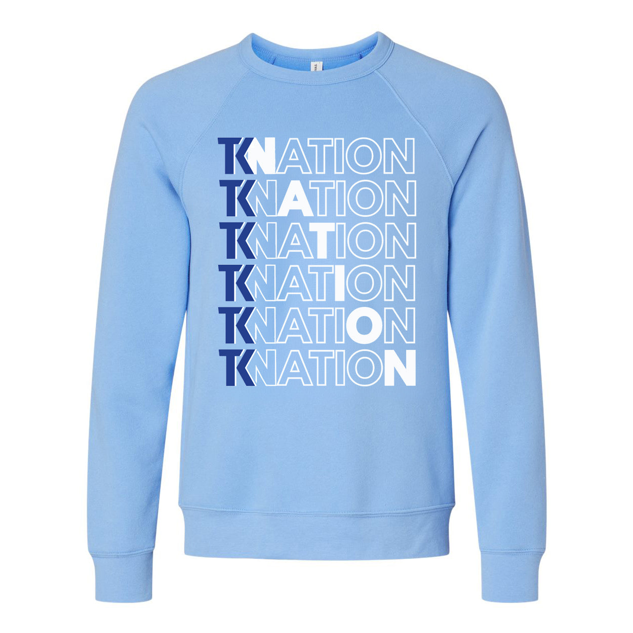 TKN Word Search Fleece Crewneck Sweatshirt