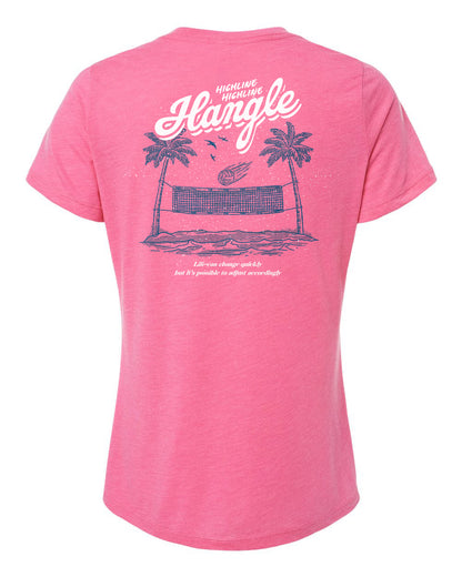 Hangle at the Beach Ladies' Relaxed Crewneck Tee