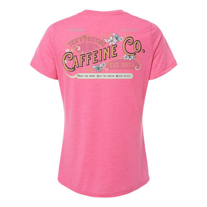 Pristine Caffeine Ladies' Relaxed Crewneck Tee