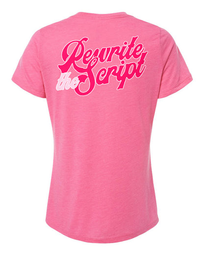 Rewrite the Script Ladies' Relaxed Crewneck Tee