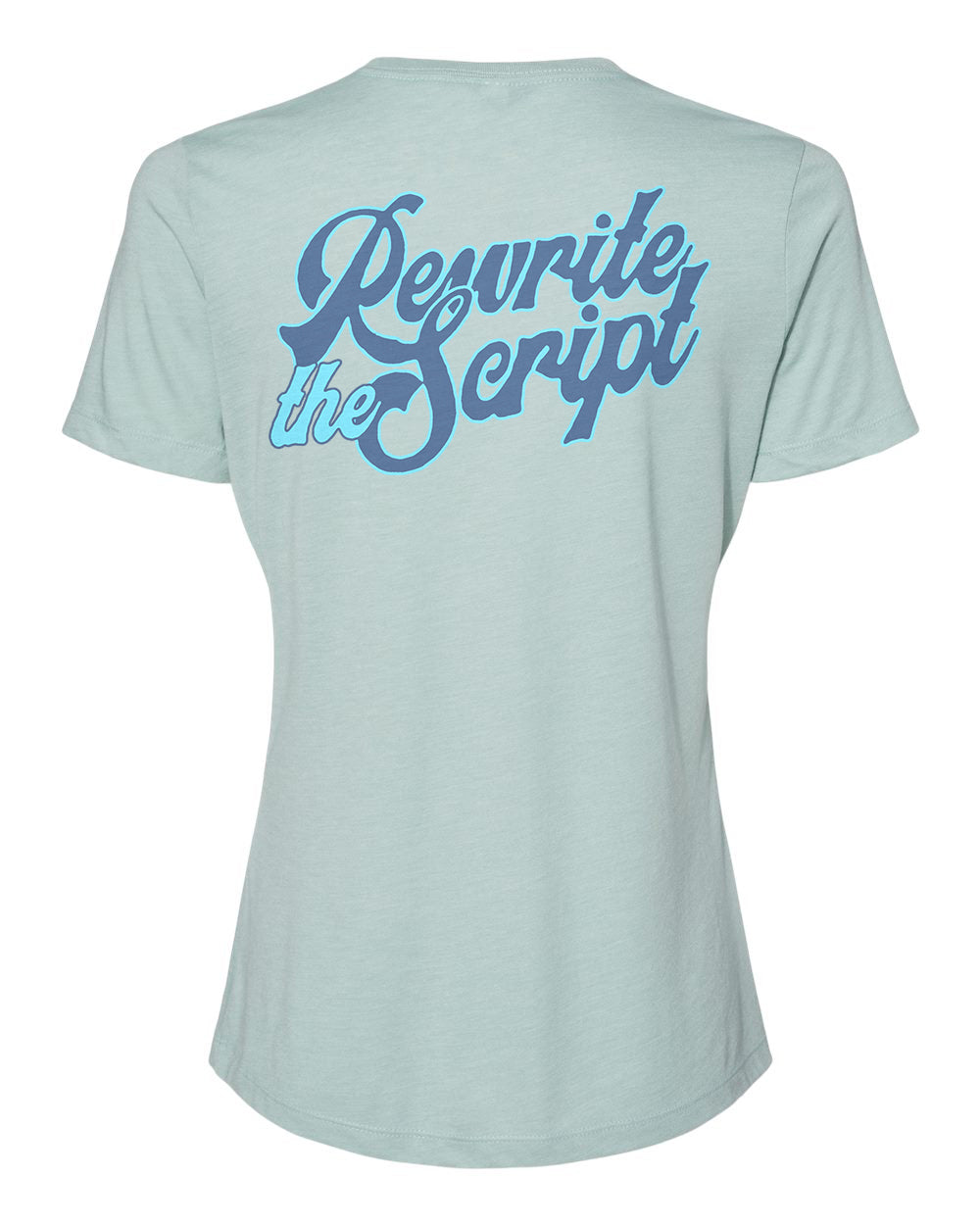 Rewrite the Script Ladies' Relaxed Crewneck Tee