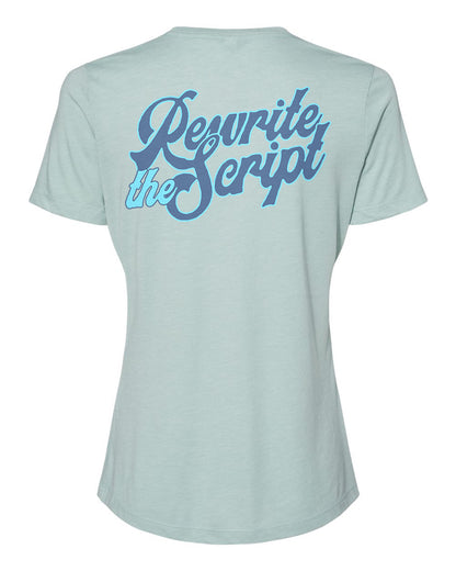 Rewrite the Script Ladies' Relaxed Crewneck Tee