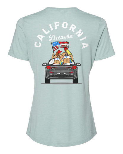 California Dreamin' Ladies' Relaxed Crewneck Tee