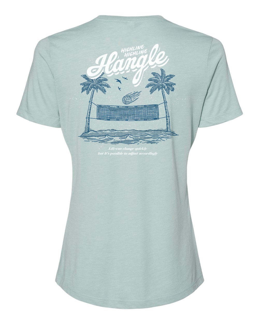 Hangle at the Beach Ladies' Relaxed Crewneck Tee