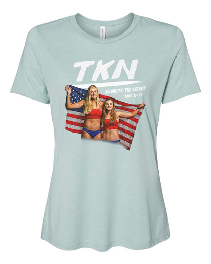 World Tour Ladies' Relaxed Crewneck Tee