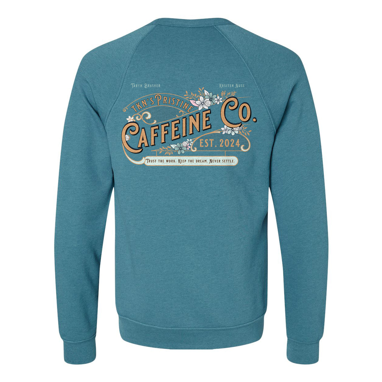 Pristine Caffeine Fleece Crewneck Sweatshirt