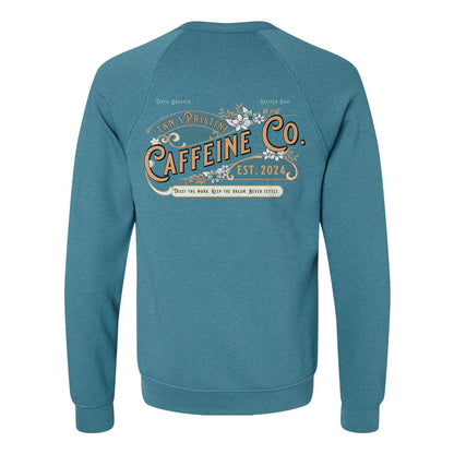 Pristine Caffeine Fleece Crewneck Sweatshirt