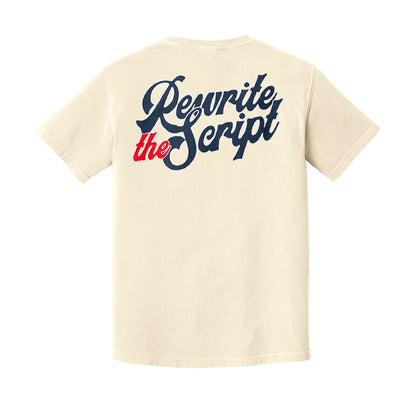 Rewrite the Script Comfort Colors Tee