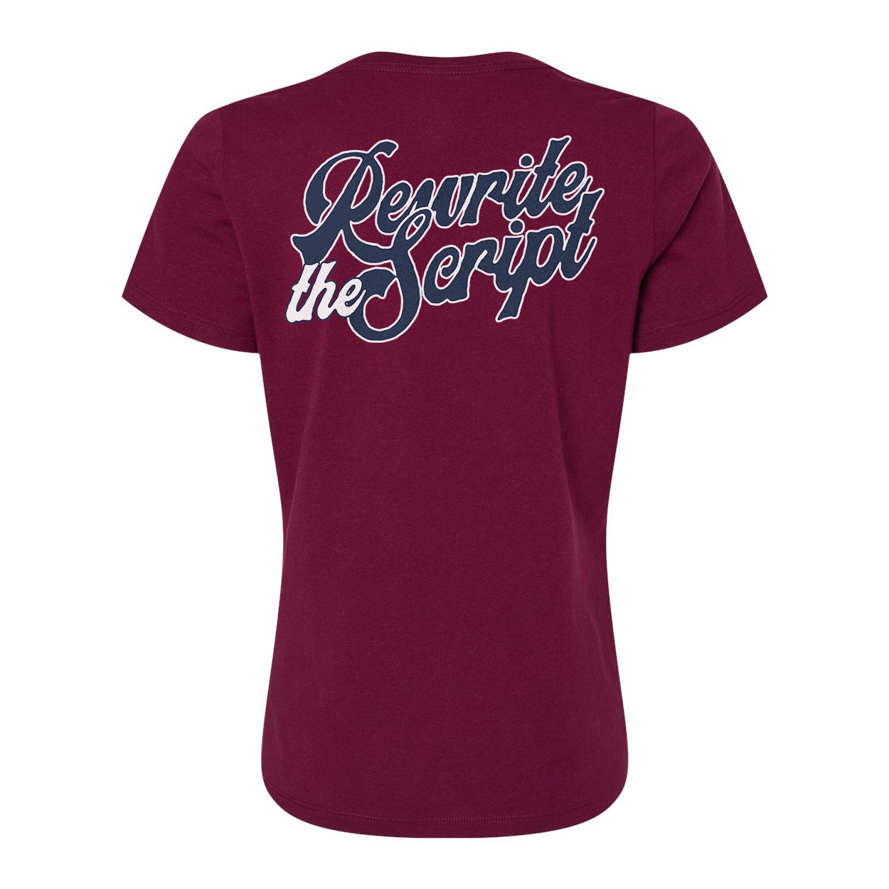 Rewrite the Script Ladies Relaxed V-neck Tee