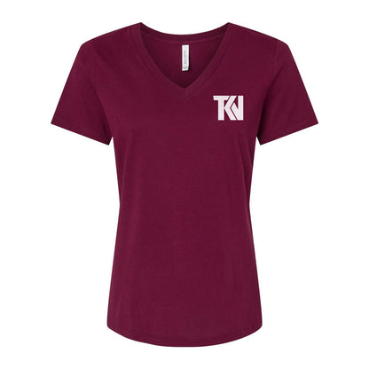 California Dreamin' Ladies Relaxed V-neck Tee