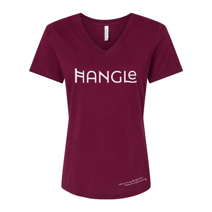 Hangle Ladies Relaxed V-neck Tee