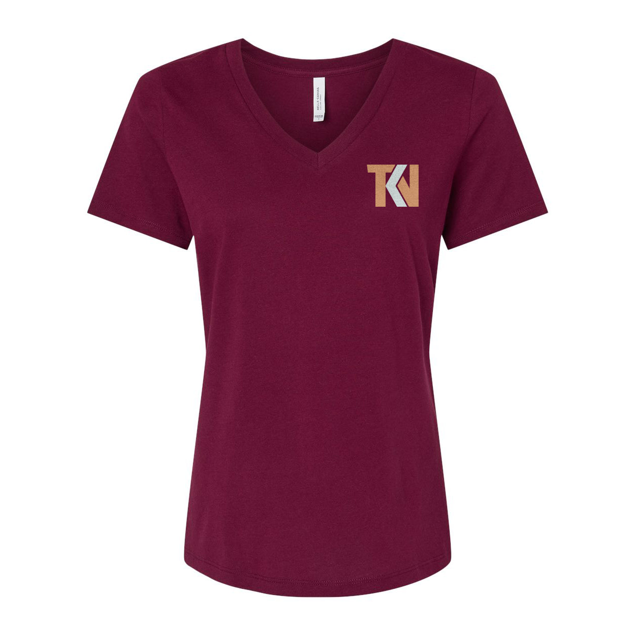 Pristine Caffeine Ladies Relaxed V-neck Tee