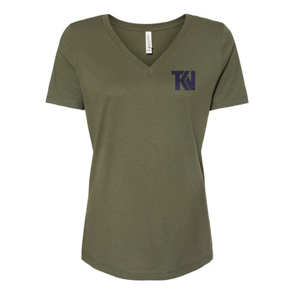 Rewrite the Script Ladies Relaxed V-neck Tee