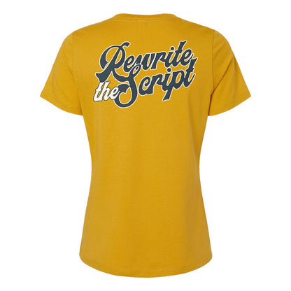Rewrite the Script Ladies Relaxed V-neck Tee