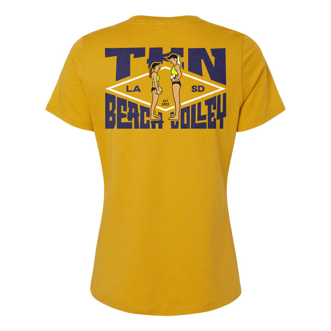 Big Buddy, Little Buddy Ladies Relaxed V-neck Tee