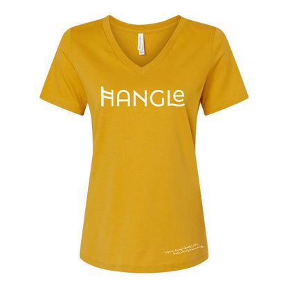 Hangle Ladies Relaxed V-neck Tee