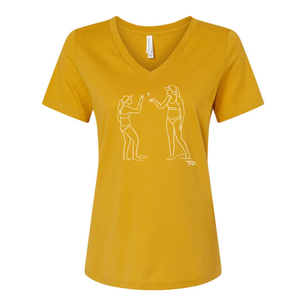 Ding Ladies Relaxed V-neck Tee
